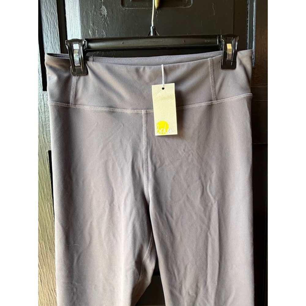 Boden Women Jessica Active Leggings Grey Rainbow Stripe Active  Size US 10 New - Picture 3 of 13